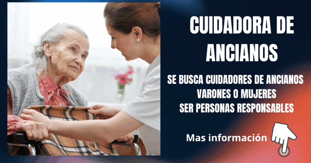 empleo para cuidadores de adultos